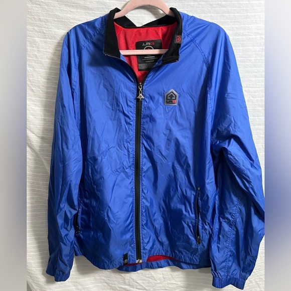 Y2K L-R-G LRG Enterpriser Windbreaker Men’s Jacket Blue Logo Size XL - Picture 4 of 11